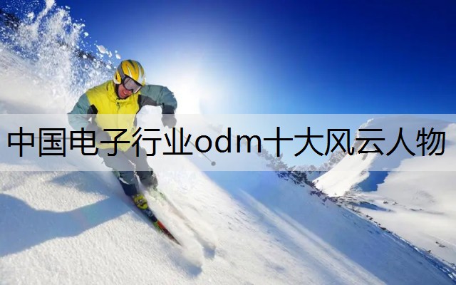 中国电子行业odm十大风云人物